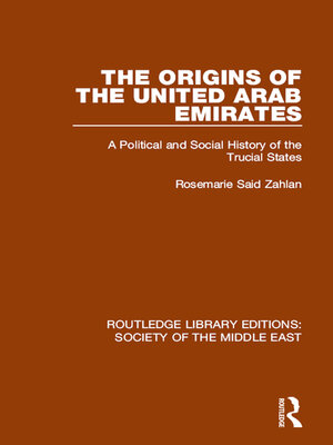 cover image of The Origins of the United Arab Emirates